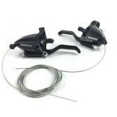 Par Alavanca Câmbio Shimano St-ef500 Ez Fire 3v 8v Dir/esq