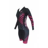 Macaquinho feminino ciclismo Penks Elite manga longa