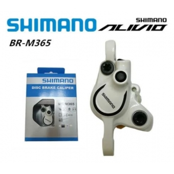 Pinça (Caliper) de Freio A Disco Hidráulico BR-M395 - Shimano - Branco