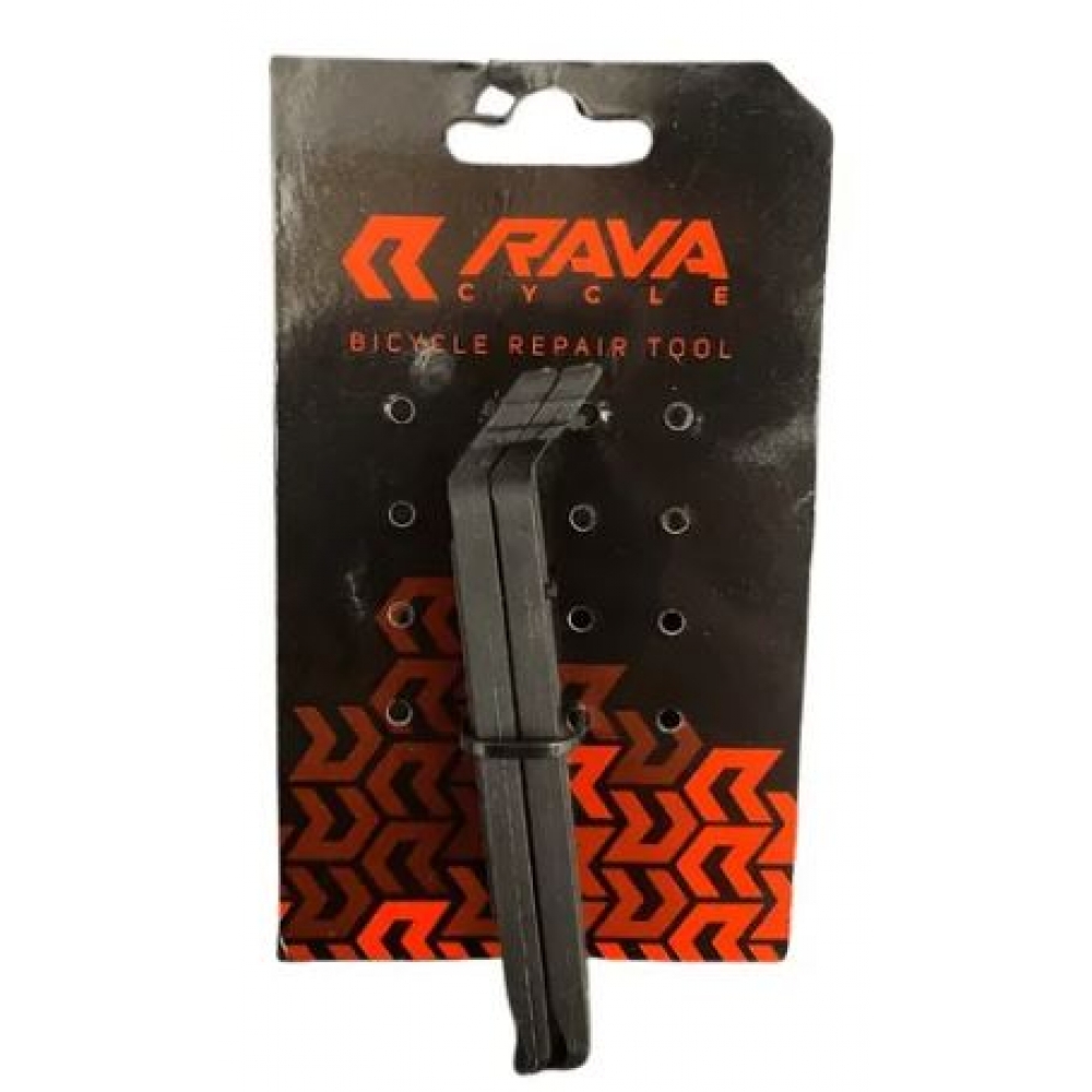 Kit 2 Espátulas Ferramenta Tirar Pneu P/ Bike Rava
