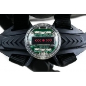 Capacete de ciclismo Absolute Branco/Vermelho com led