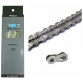 Corrente TEC C9 9v Index Bike Cinza 116 Elos