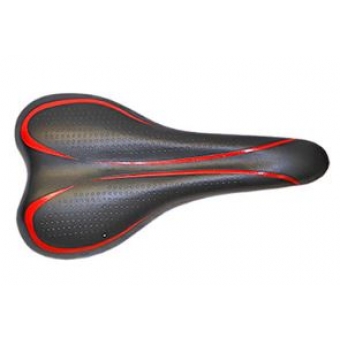 Selim Pacific MTB BK SP-H122 Preto/Vermelho