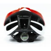 Capacete de ciclismo Absolute Branco/Vermelho com led