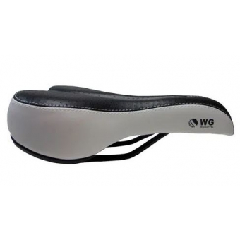 Selim WG Sports MTB Vazado Preto/Prata