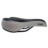 Selim WG Sports MTB Vazado Preto/Prata