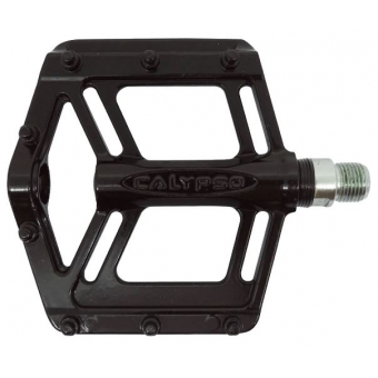 Pedal Calypso Creta Plataforma Alumínio 9/16 Preto Bike