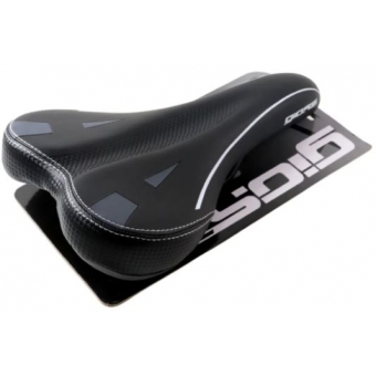 Banco Mtb Gios Gi-1201 Selim Courvin Preto branco. Confort