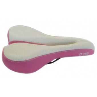 Selim WG Sports MTB Vazado Preto/Rosa