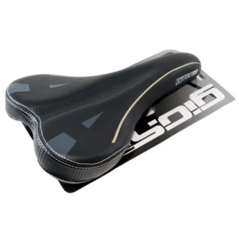 Banco Mtb Gios Gi-1201 Selim Courvin Preto cinza. Confort