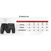 Bermuda ciclismo Masculina Refector flex com bolso