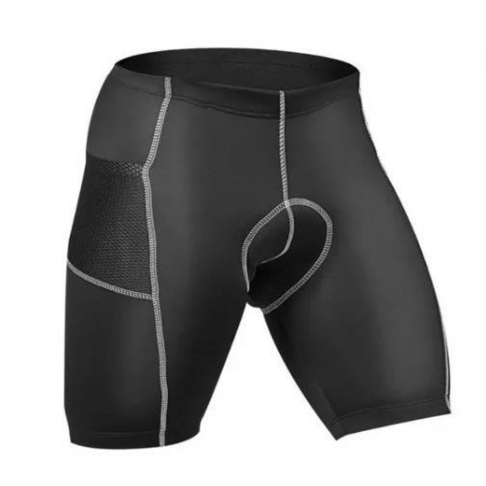 Bermuda ciclismo Masculina Refector flex com bolso